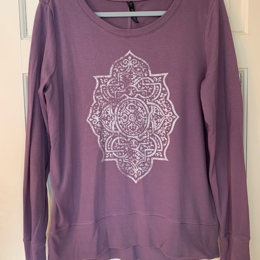 Purple crewneck